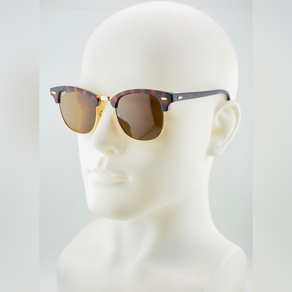 Ray-Ban ClubMaster Sunglasses RB3016 Polished Havana frame B15 Brown Lenses New!